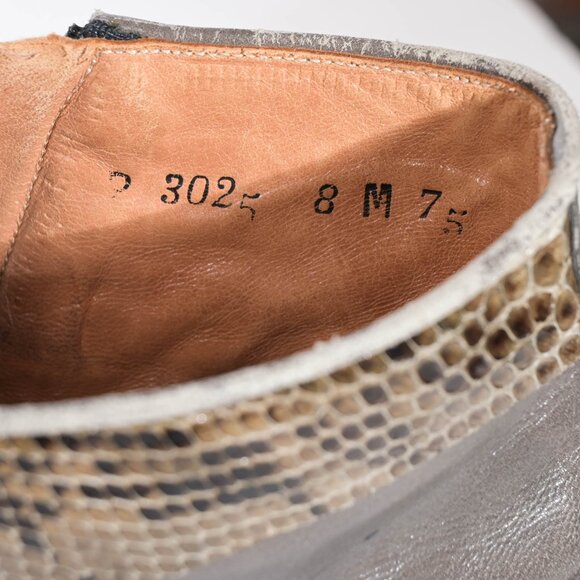 Pierre Cardin Ankle Booties in Grey/Snakeskin - 8 - Picture 7 of 9